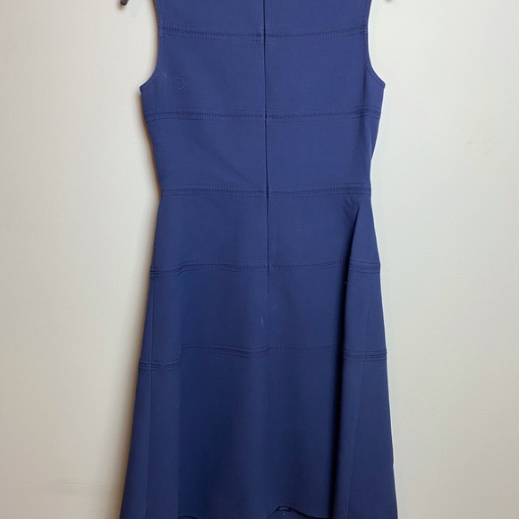 Valentino Navy Dress with Gold Details - Picture 4 of 5